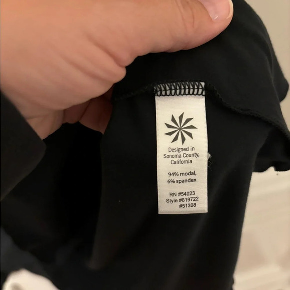 Athleta Lightweight Hooded Long Sleeve Asymmetric Hem Fit Flare Dress X-Small - Picture 6 of 8